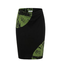 Malo Green Cotton Women Skirt