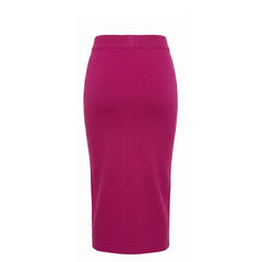 Malo Purple Cotton Women Skirt