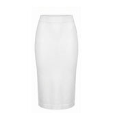 Malo White Cotton Women Skirt