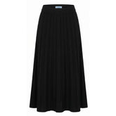 Malo Black Cotton Women Skirt