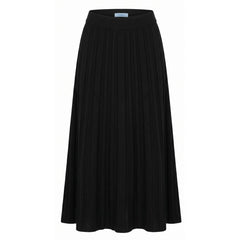 Malo Black Cotton Women Skirt