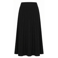 Malo Black Cotton Women Skirt