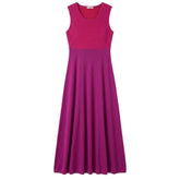 Malo Purple Silk Women Dress