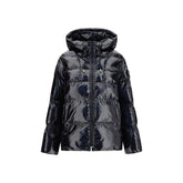 PINKO Black Polyamide Full-Length Jacket