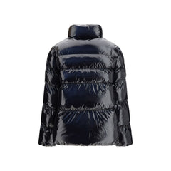 PINKO Black Polyamide Full-Length Jacket