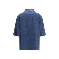 Valentino Garavani Blue Denim Shirt