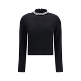 PINKO Black Wool Oves Aries Sweatshirt