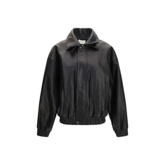 Magda Butrym Black Lambskin Leather Jacket