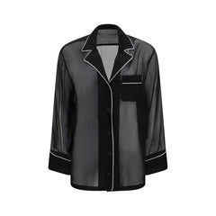 Dolce & Gabbana Black Silk Shirt