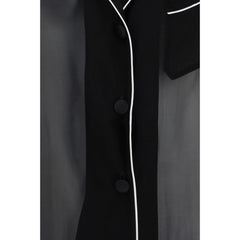 Dolce & Gabbana Black Silk Shirt