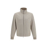 Brunello Cucinelli Beige Cashmere Full-Length Jacket