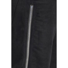 Rick Owens Black Wool Oves Aries Straight-Leg Jeans