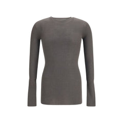 Rick Owens Gray Wool Oves Aries Sweatshirt
