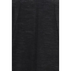 Rick Owens Black Wool Oves Aries Sweatshirt