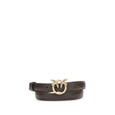 PINKO Bicolor Calf Leather Bos Taurus Regular Belt