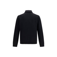 Roberto Collina Black Wool Oves Aries Turtleneck