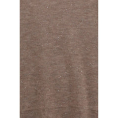 Fabiana Filippi Brown Wool Oves Aries Sweatshirt