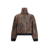 Brunello Cucinelli Brown Mohair Full-Length Jacket