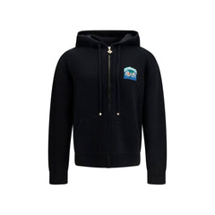Casablanca Black Wool Oves Aries Sweatshirt