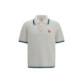 Casablanca White Cotton Polo Shirt