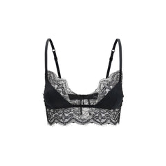 Dolce & Gabbana Black Silk Bra