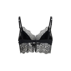 Dolce & Gabbana Black Silk Bra
