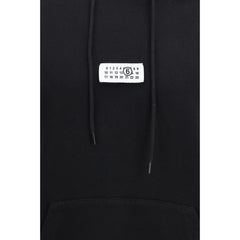 MM6 Black Cotton Sweatshirt