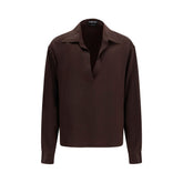 Tom Ford Brown Silk Dress Shirt