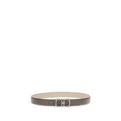 Ferragamo Brown Calf Leather Bos Taurus Regular Belt