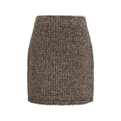 Fabiana Filippi Brown Polyamide Mini Skirt
