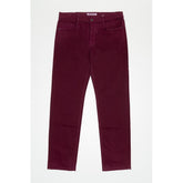 Bikkembergs Bordeaux Cotton Slim Fit Jeans