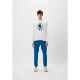 Bikkembergs Light Blue Cotton Joggers (Workout Pants)