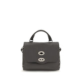 Zanellato Gray Calf Leather Bos Taurus Handbag