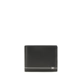 Ferragamo Black Calf Leather Bos Taurus Wallet