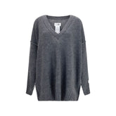 MM6 Gray Marabou Sweatshirt
