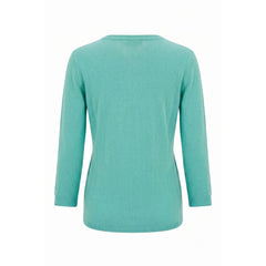 Malo Blue Cotton Women Sweater