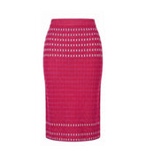 Malo Purple Silk Women Skirt