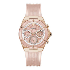 Guess Multicolor Rubber Dress Watch