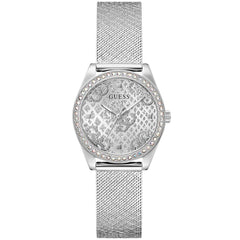 Guess Gray Stainless Steel Dress Watch