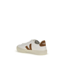 Veja White Calf Leather Bos Taurus Low Top Sneakers