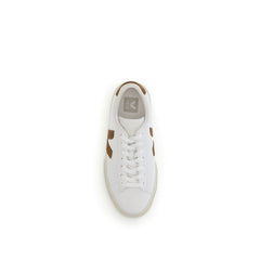 Veja White Calf Leather Bos Taurus Low Top Sneakers