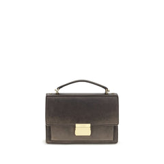 Golden Goose Brown Calf Leather Bos Taurus Handbag