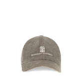 Brunello Cucinelli Beige Cotton Cap (Baseball Hat)