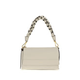 Coccinelle Beige Calf Leather Bos Taurus Shoulder Bag