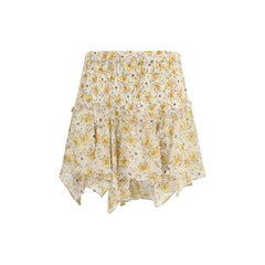 Isabel Marant Étoile Beige Viscose Mini Skirt