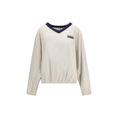 Miu Miu Beige Recycled Polyester Sweatshirt