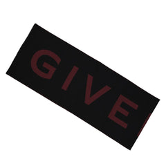 Givenchy Black Virgin Wool Foulard