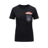 Mr&Mrs Italy Black Cotton Women's T-shirt