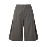 Mr&Mrs Italy Grey Cotton Women Shorts