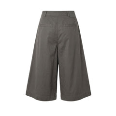 Mr&Mrs Italy Grey Cotton Women Shorts